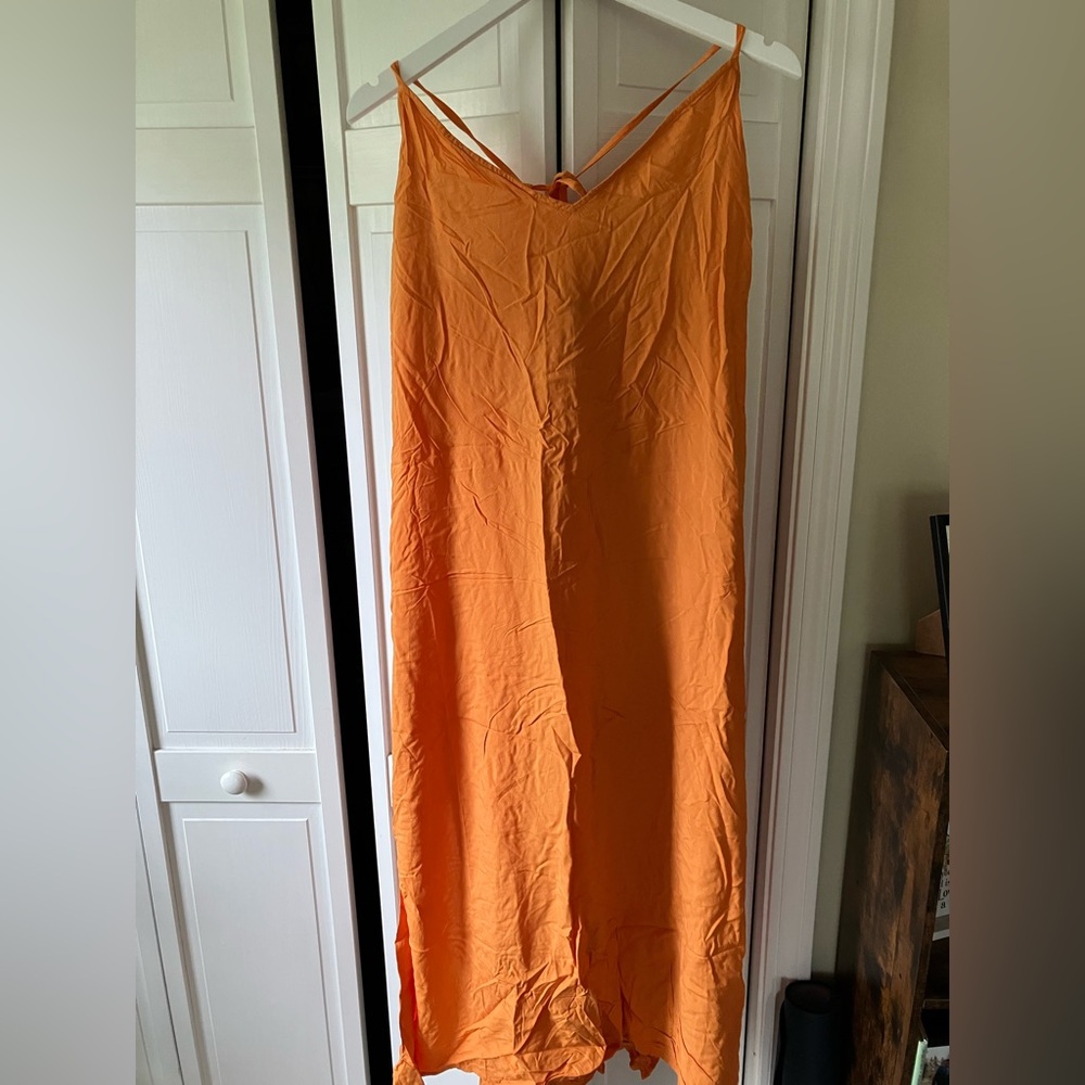 Old Navy Bright Orange Dress